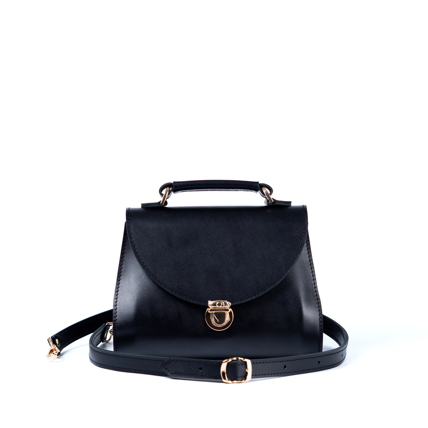 Grey Leather Bag for Women - Pache Taistra