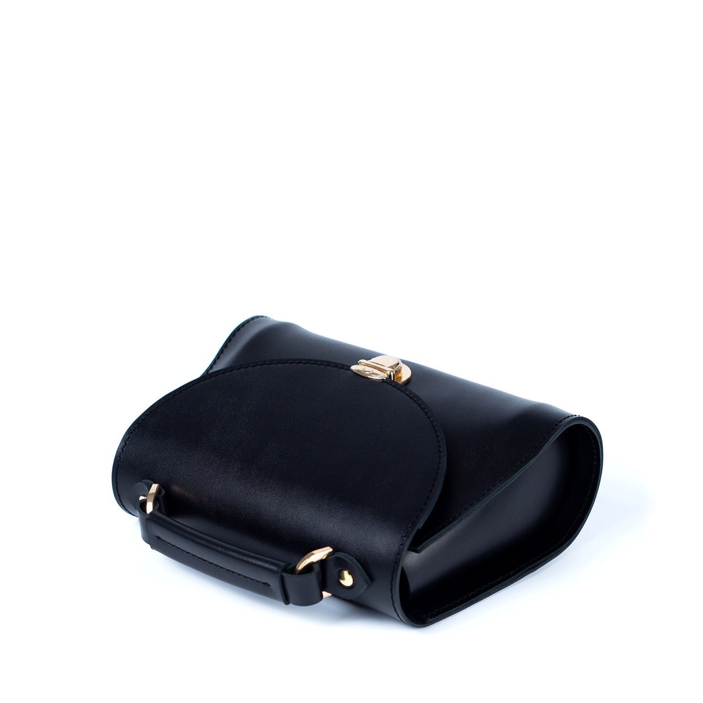 Black Leather Bag for Women - Pache Taistra