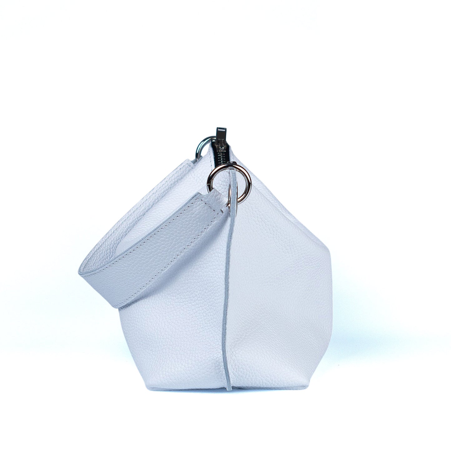 White Soft Leather Bag for Women - Pache Vivere
