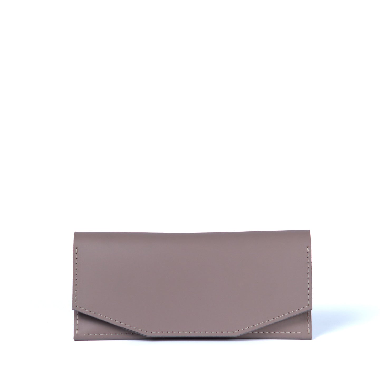 Grey Leather Wallet for Men and Women - Pache Beyra