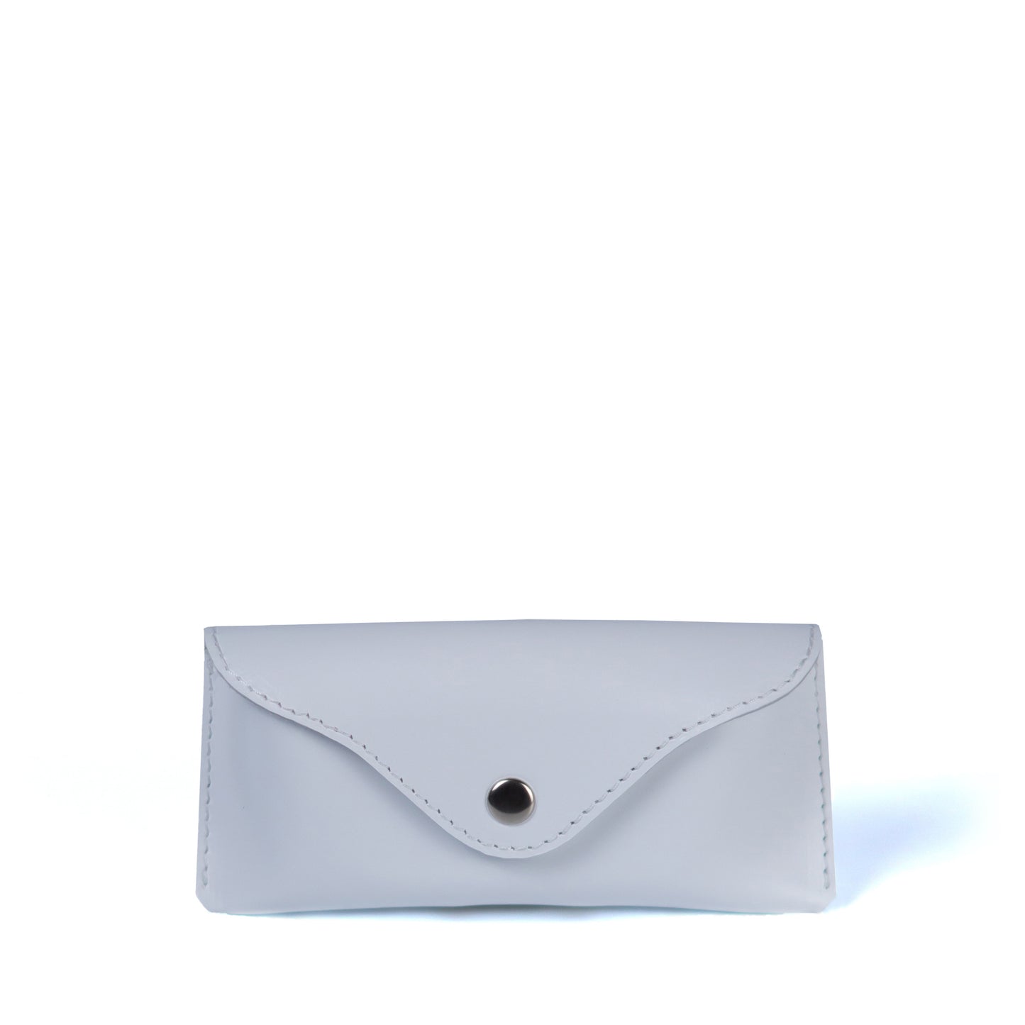Black Leather Glasses Case with Clasp - Pache Vista - Pache