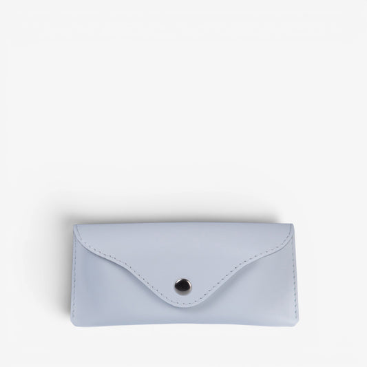 Black Leather Glasses Case with Clasp - Pache Vista - Pache