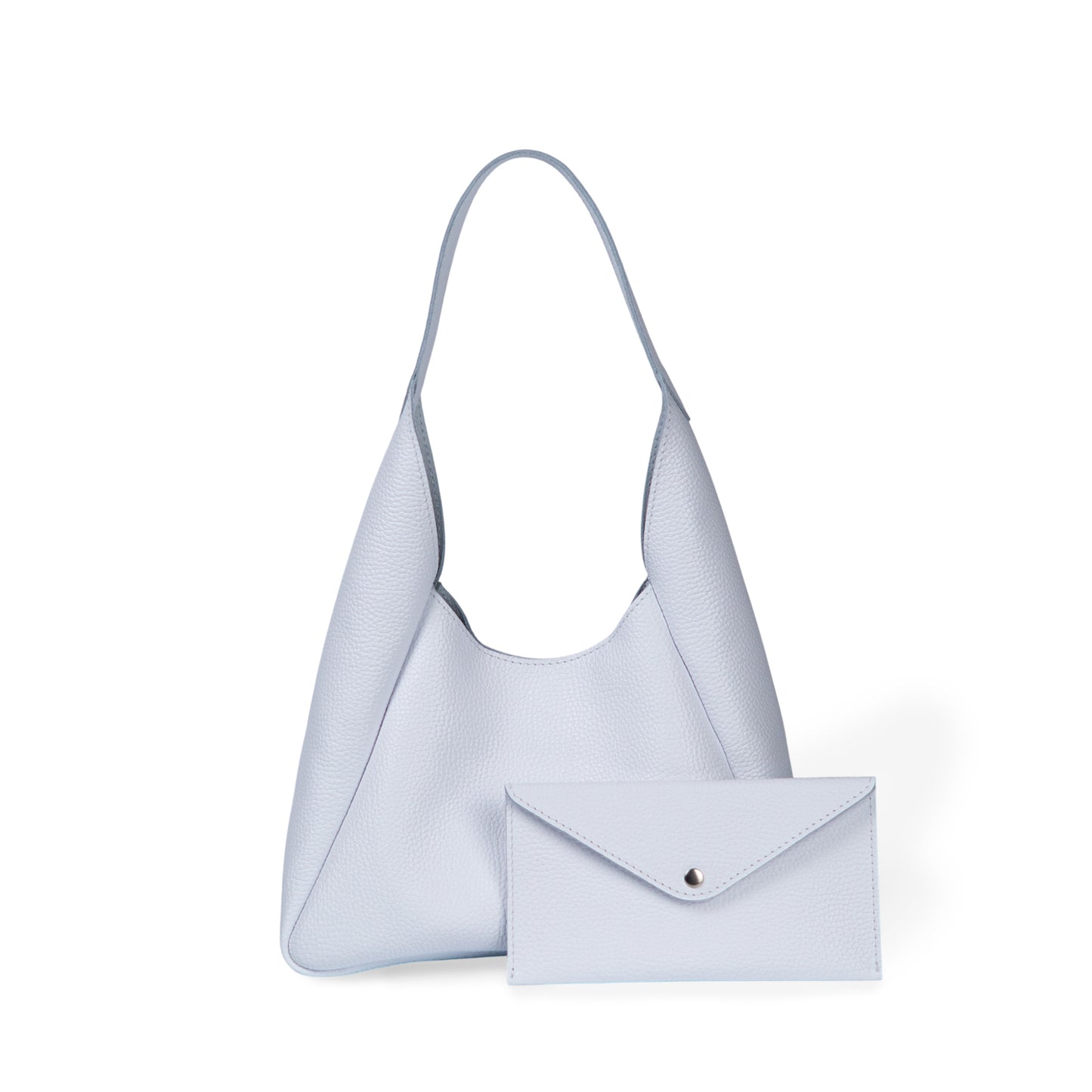 Red Leather Hobo Bag for Women - Pache Torba - Pache