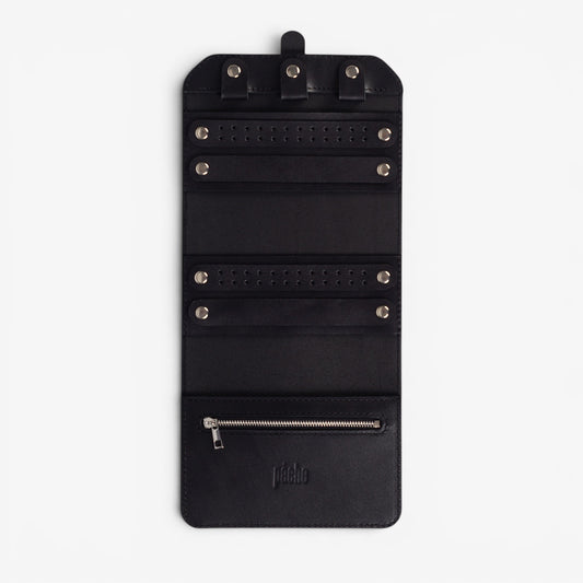 Black Elin Jewelry Roll