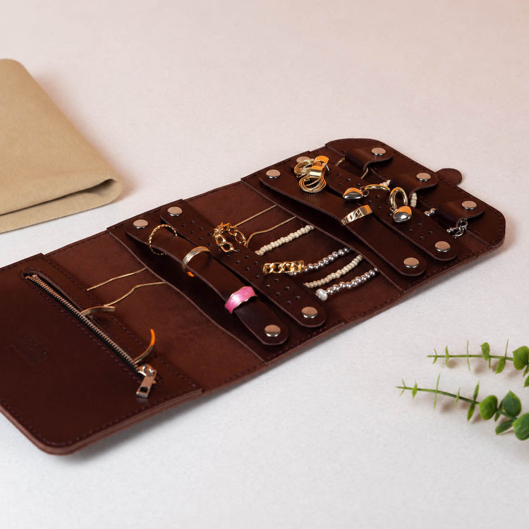 Leather Jewelry Rolls