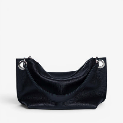 Black Soft Leather Bag for Women - Pache Vivere - Pache
