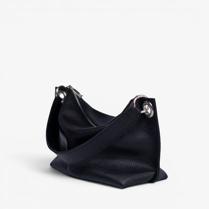 Black Soft Leather Bag for Women - Pache Vivere - Pache