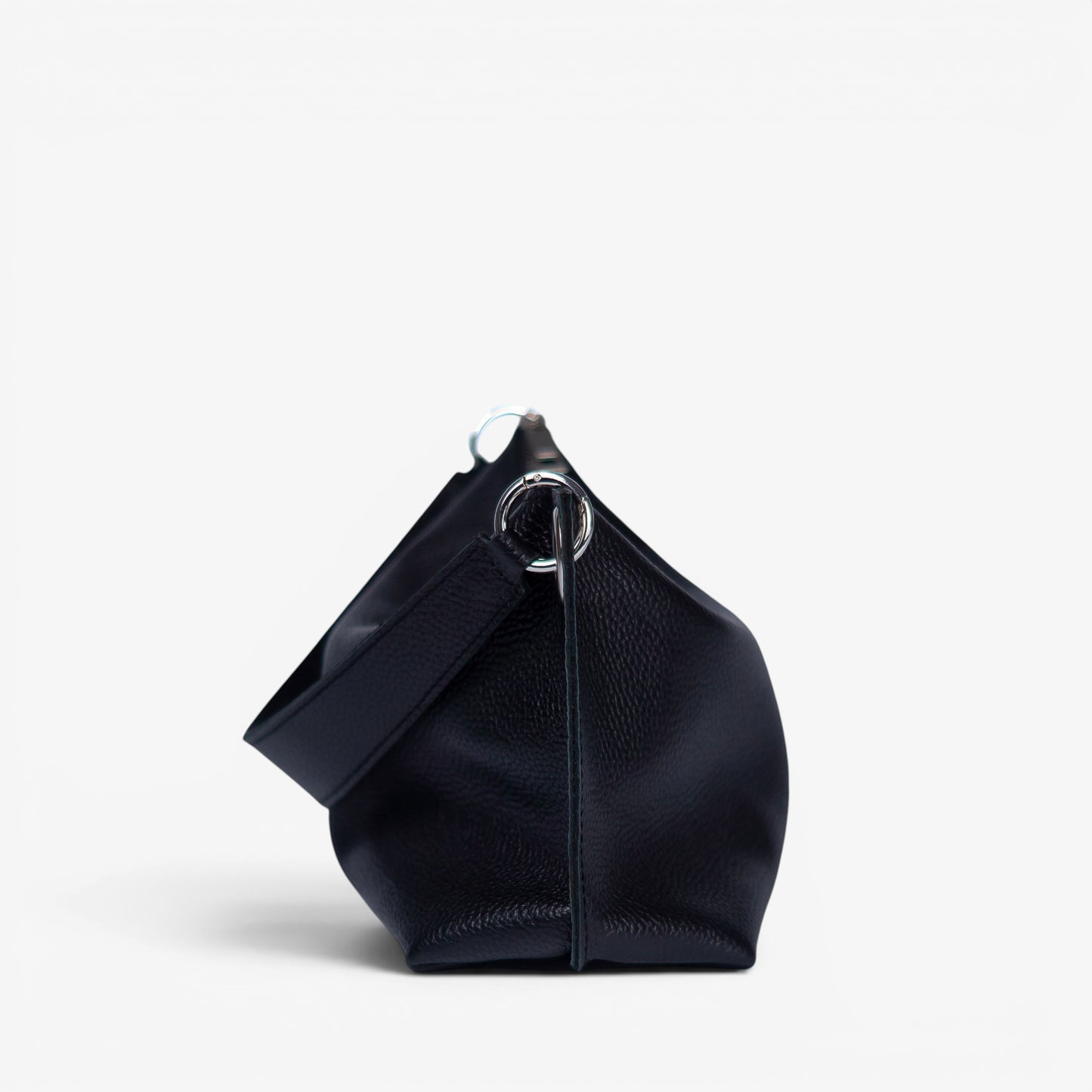 Black Soft Leather Bag for Women - Pache Vivere - Pache