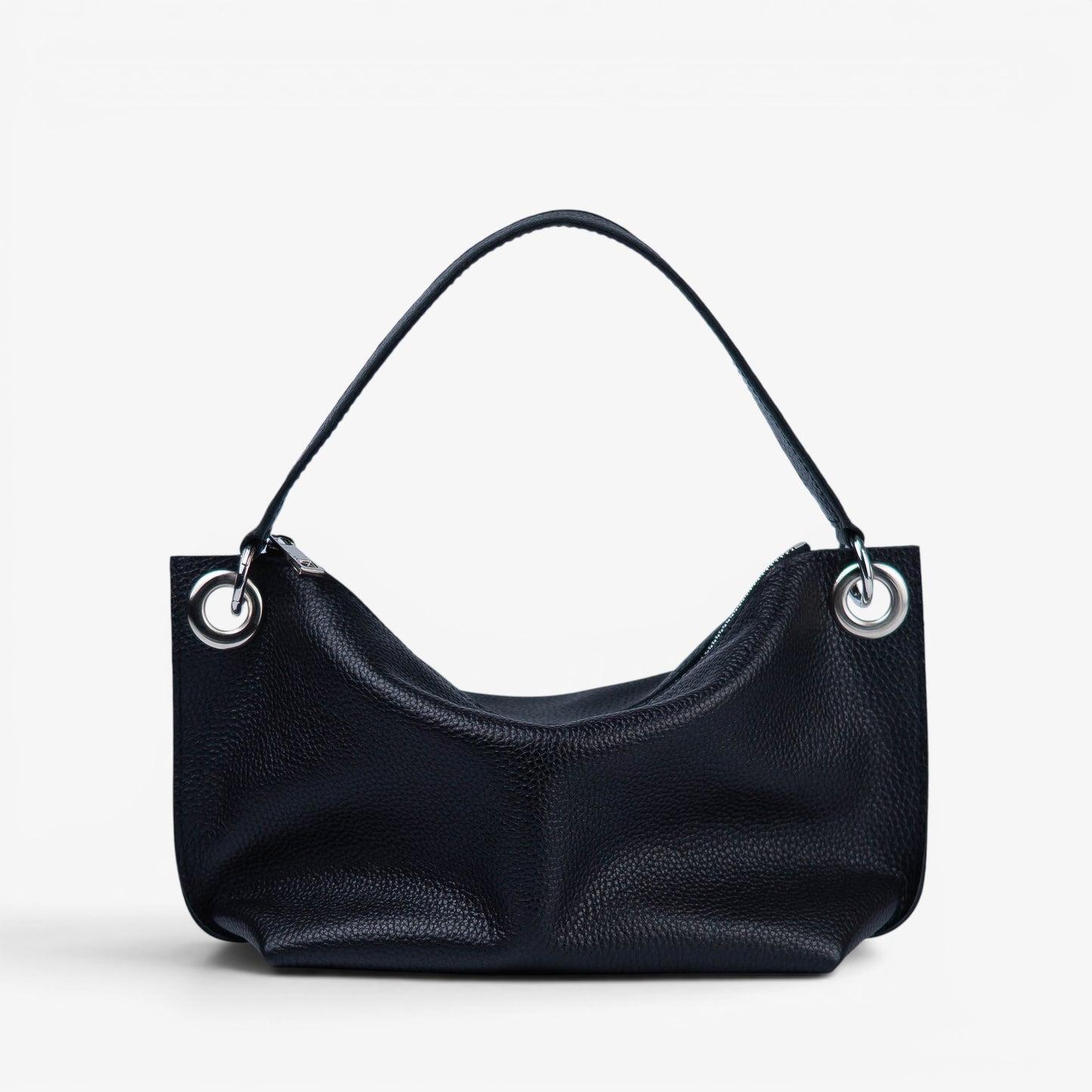 Black Soft Leather Bag for Women - Pache Vivere - Pache
