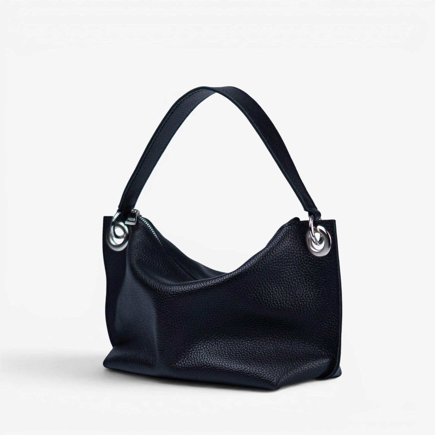 White Soft Leather Bag for Women - Pache Vivere - Pache