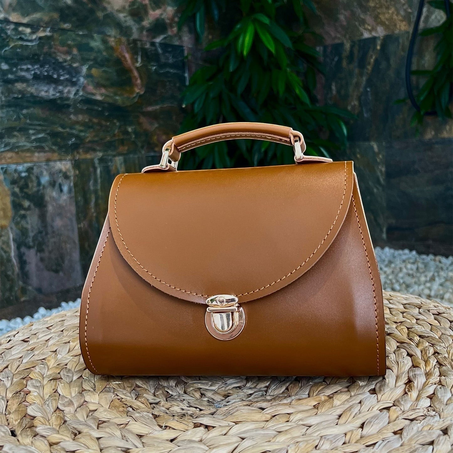 Brown  Leather Bag for Women - Pache Taistra - Pache