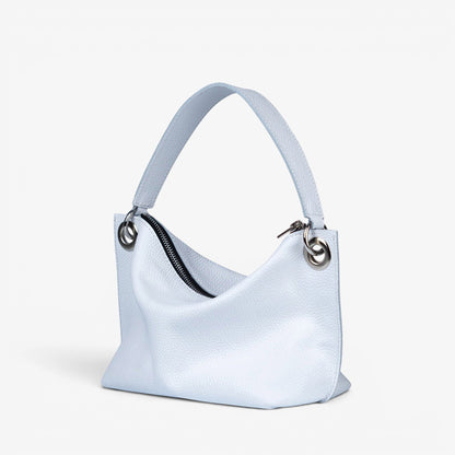 White Soft Leather Bag for Women - Pache Vivere - Pache