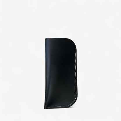 Black Leather Glasses Case - Pache Mili - Pache