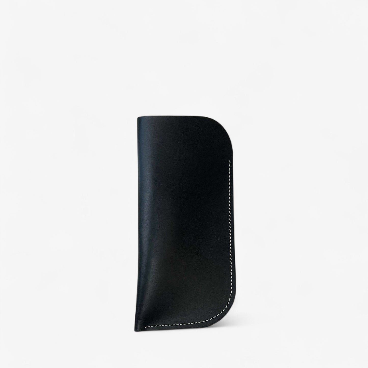 Black Leather Glasses Case - Pache Mili - Pache
