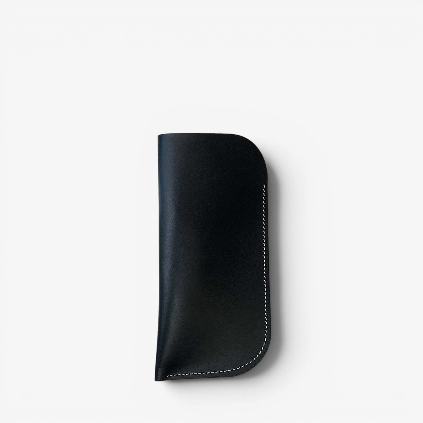 Black Leather Glasses Case - Pache Mili - Pache