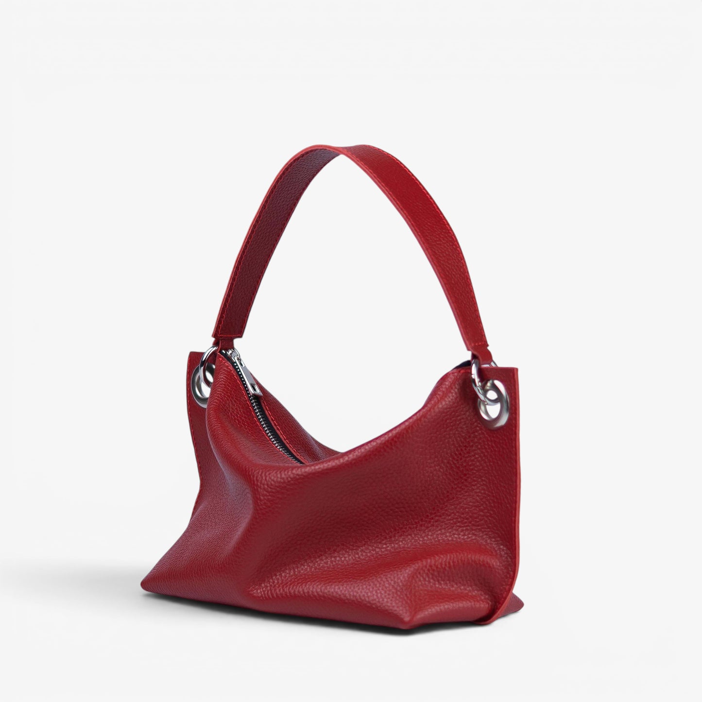 Blue Soft Leather Bag for Women - Pache Vivere - Pache