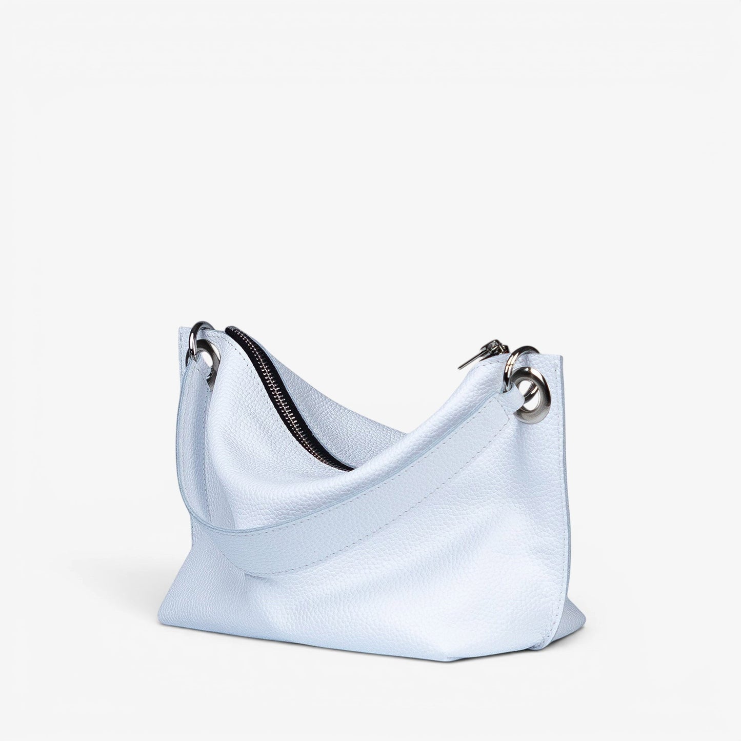 White Soft Leather Bag for Women - Pache Vivere - Pache