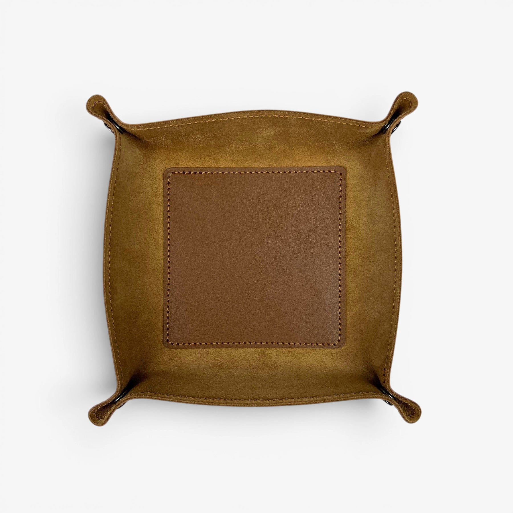 Brown Leather Desk Organizer For Keys, Glasses And Small Items - Pache