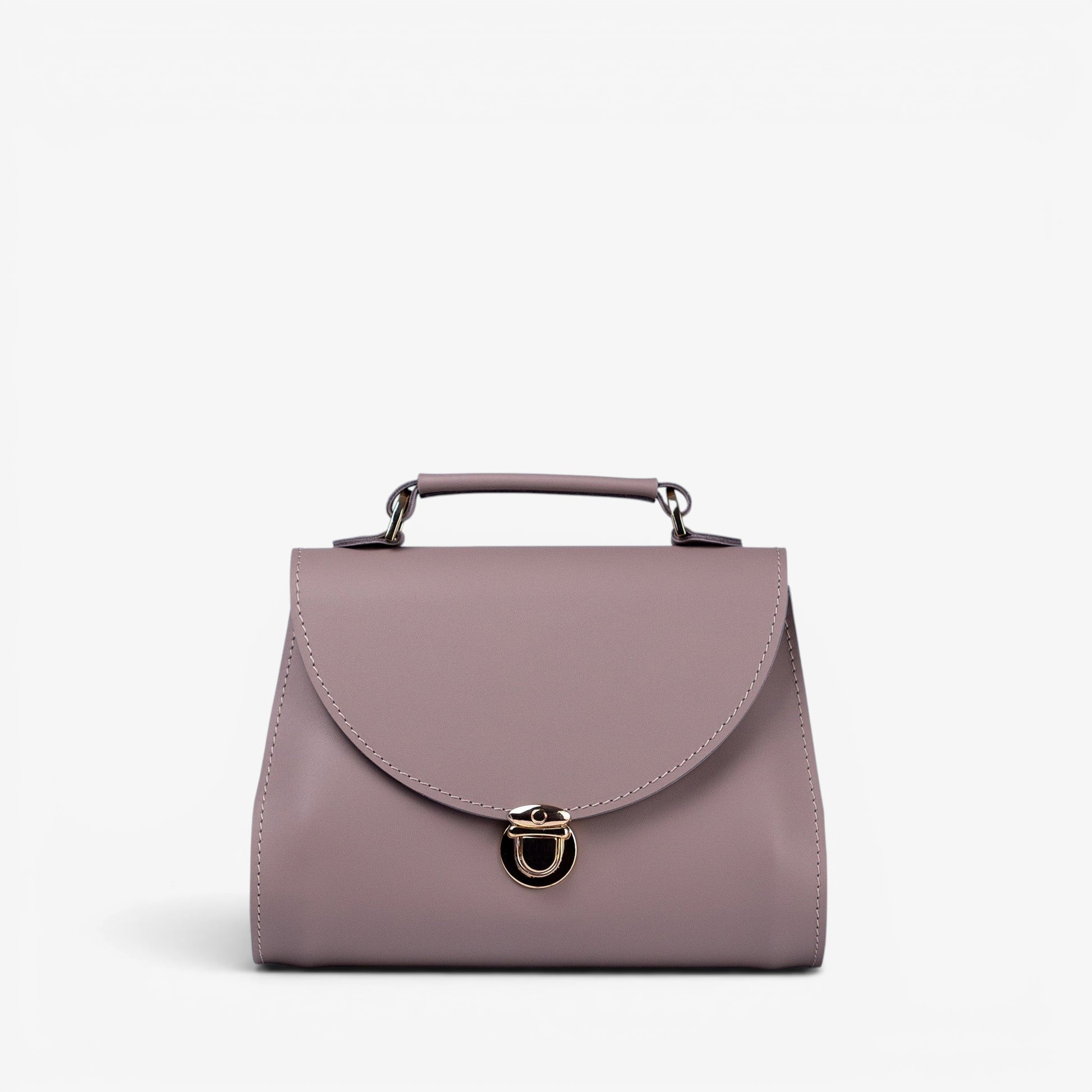 Grey Leather Bag for Women - Pache Taistra - Pache