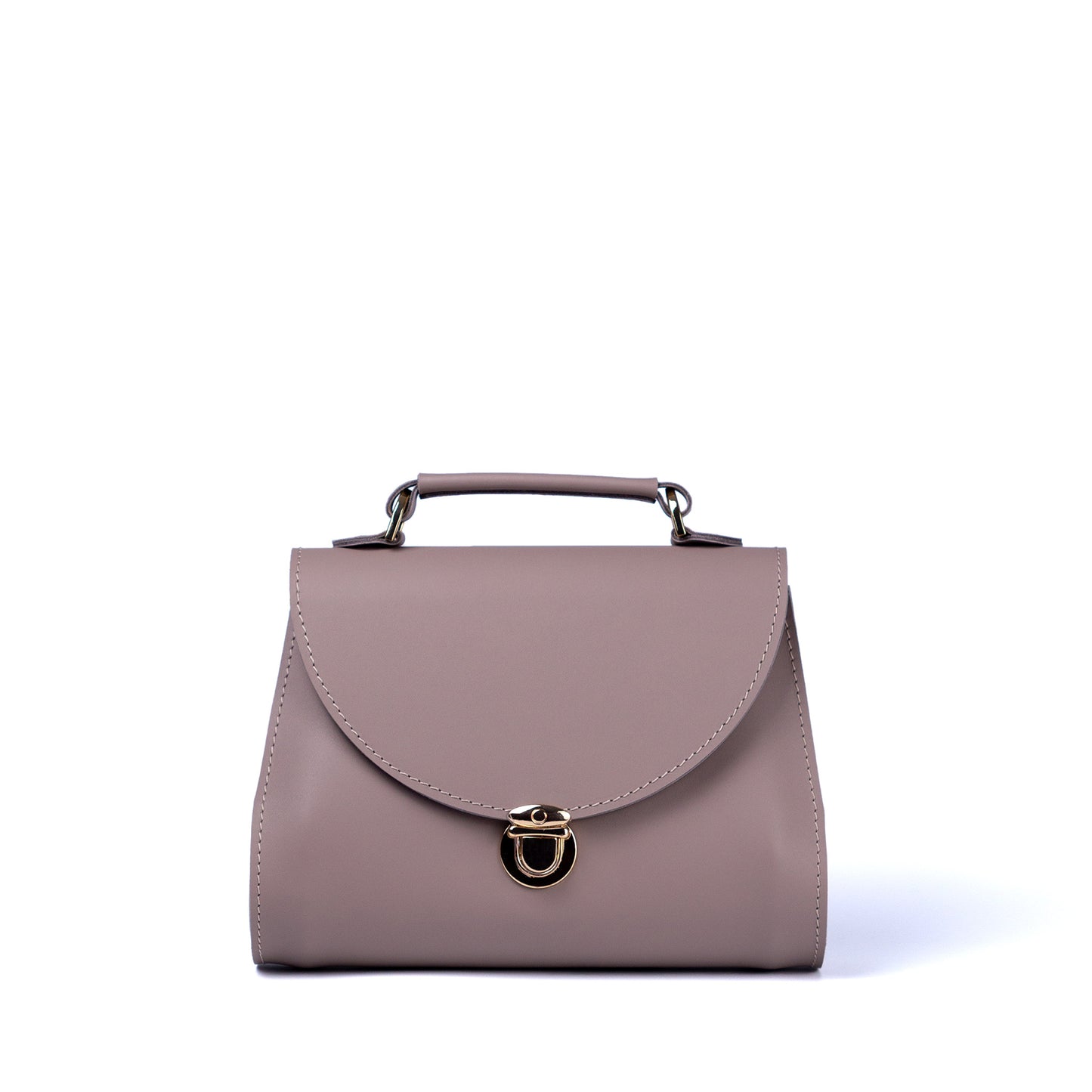 Grey Leather Bag for Women - Pache Taistra - Pache