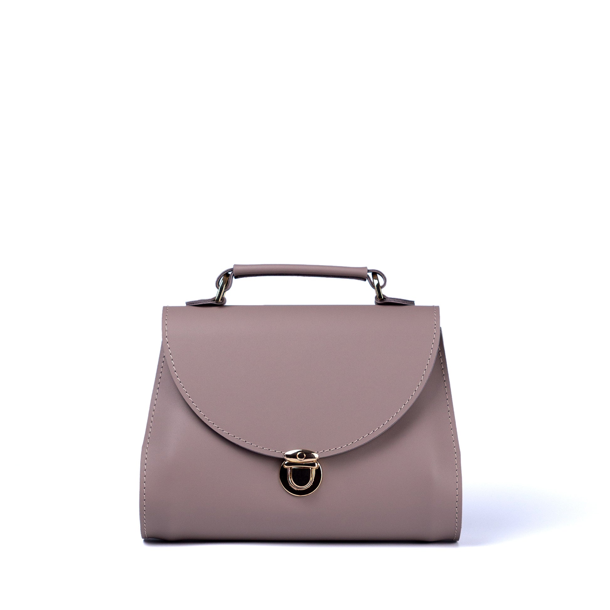 Grey Leather Bag for Women - Pache Taistra - Pache