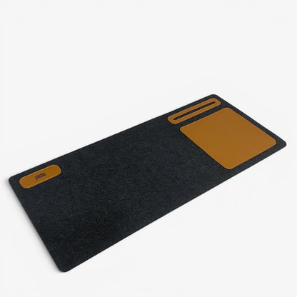 Leather Desk Mat with Felt Base - Office Pad Pache - Pache