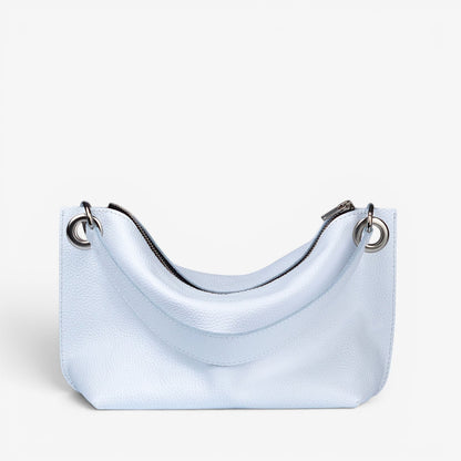 White Soft Leather Bag for Women - Pache Vivere - Pache