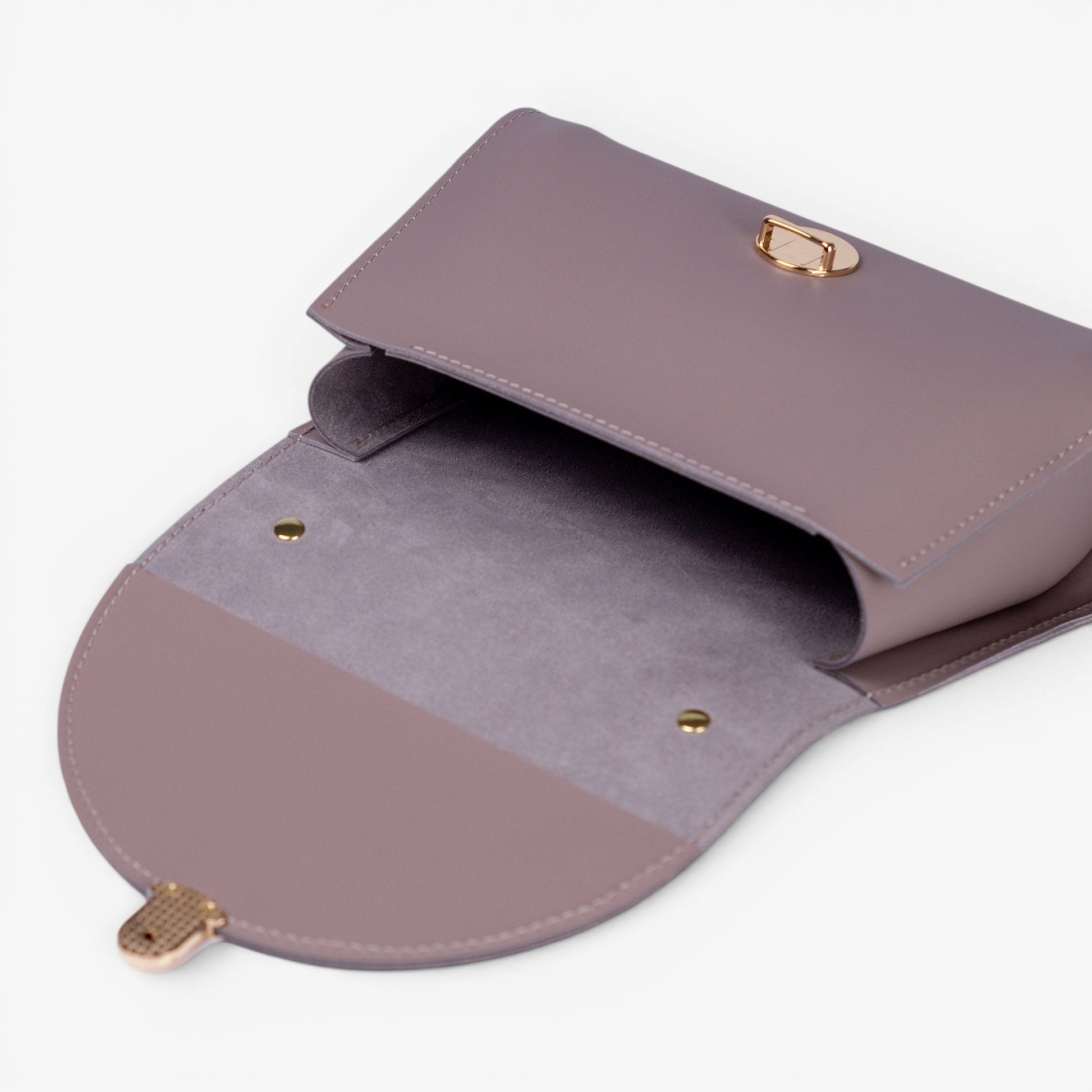 Grey Leather Bag for Women - Pache Taistra - Pache