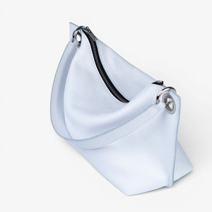 White Soft Leather Bag for Women - Pache Vivere - Pache