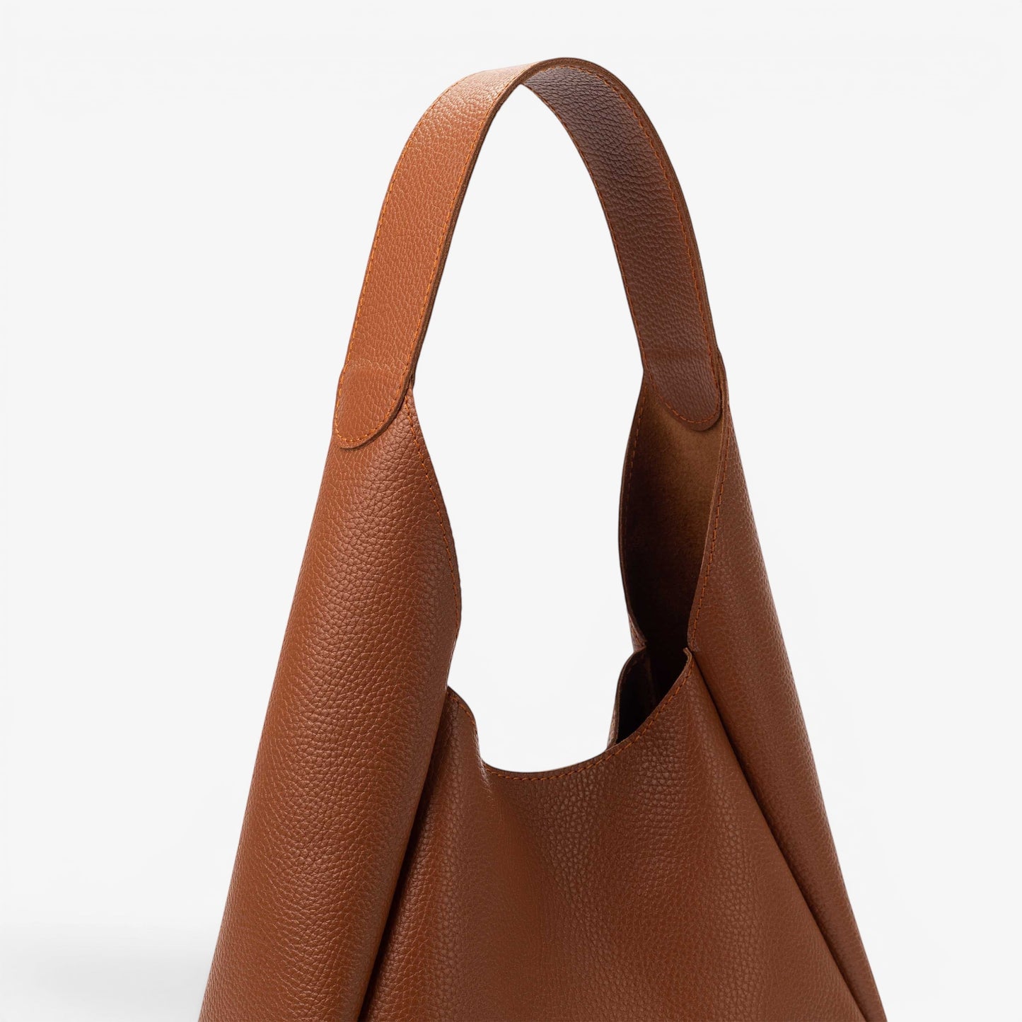 Cognac Brown Torba Hobo Bag