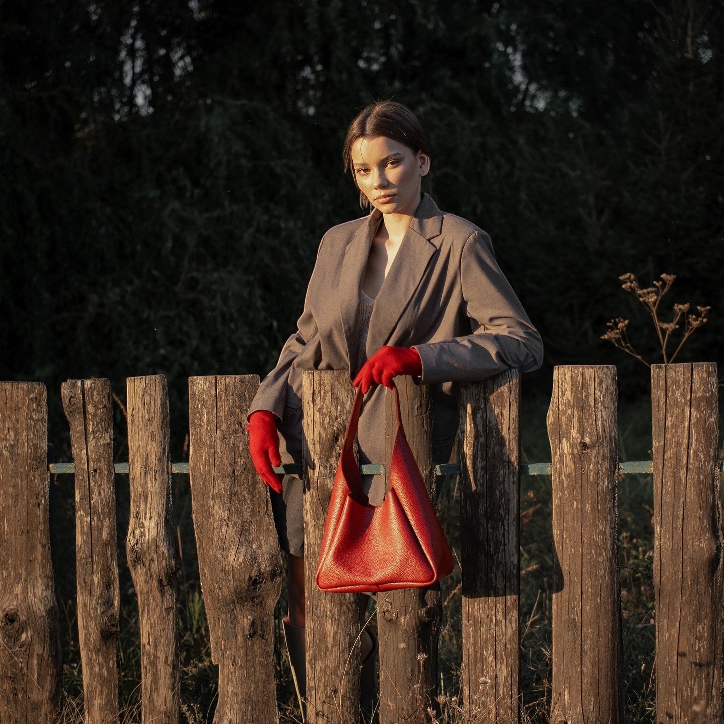 Cognac Brown Torba Hobo Bag