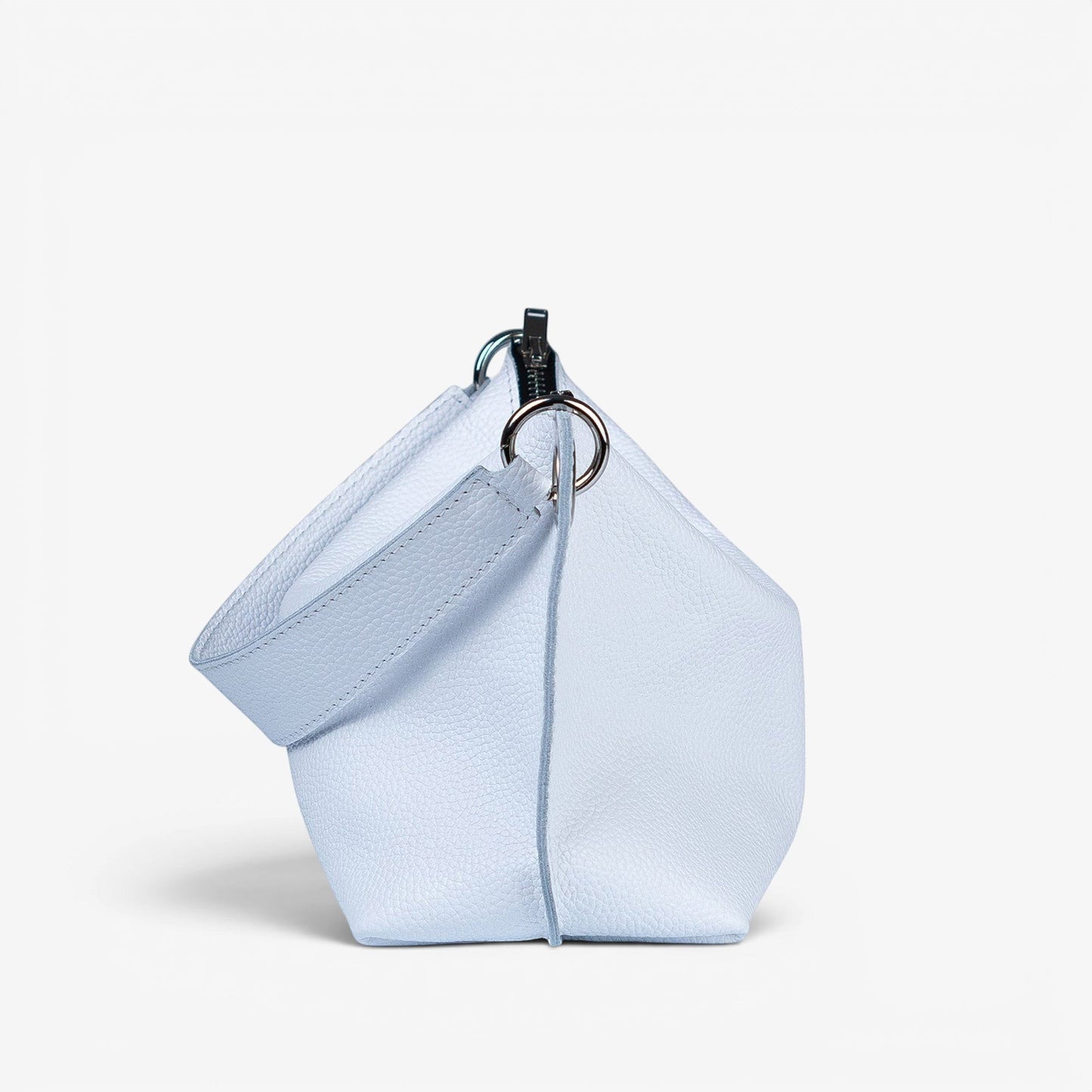 White Soft Leather Bag for Women - Pache Vivere - Pache