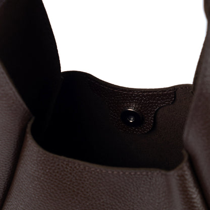 Brown Leather Hobo Bag for Women - Pache Torba