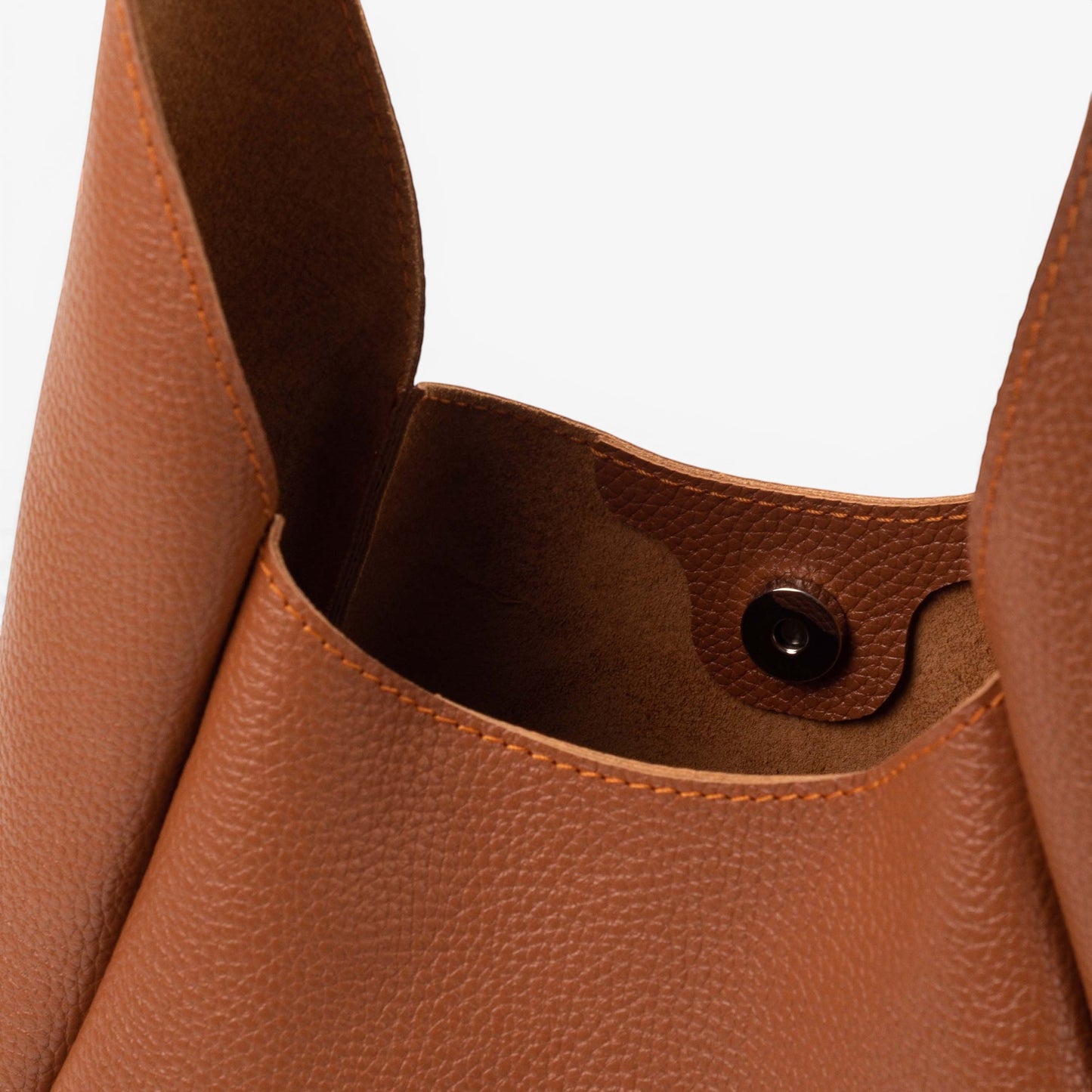 Cognac Brown Torba Hobo Bag