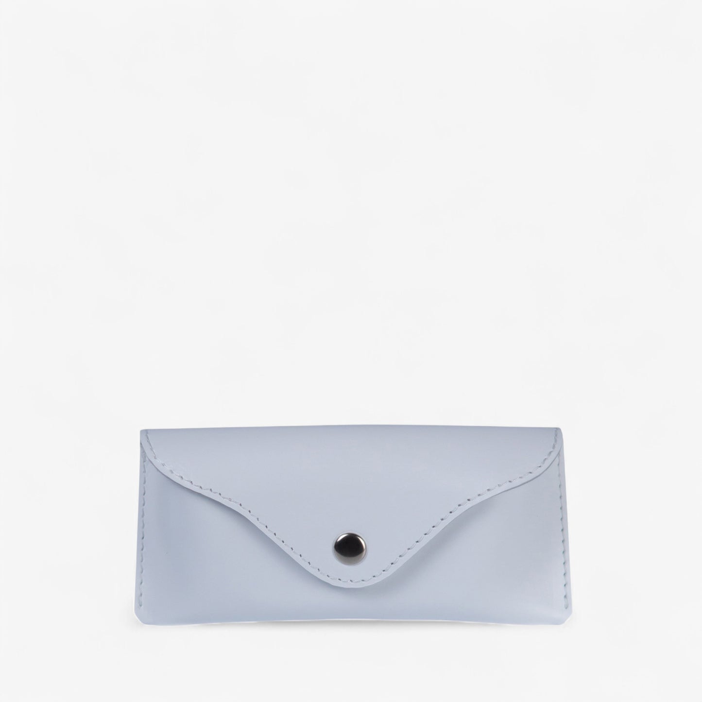 Black Leather Glasses Case with Clasp - Pache Vista - Pache