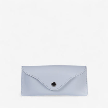 Black Leather Glasses Case with Clasp - Pache Vista - Pache
