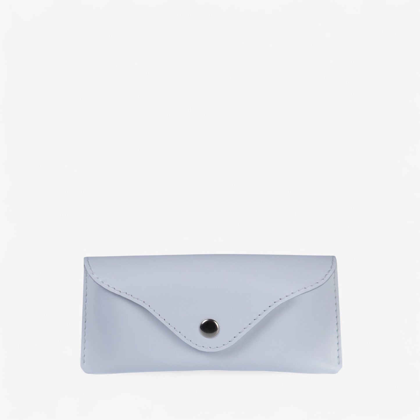 Black Leather Glasses Case with Clasp - Pache Vista - Pache