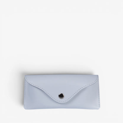 Black Leather Glasses Case with Clasp - Pache Vista - Pache