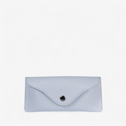Black Leather Glasses Case with Clasp - Pache Vista - Pache