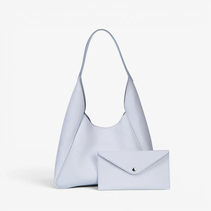 Red Leather Hobo Bag for Women - Pache Torba - Pache