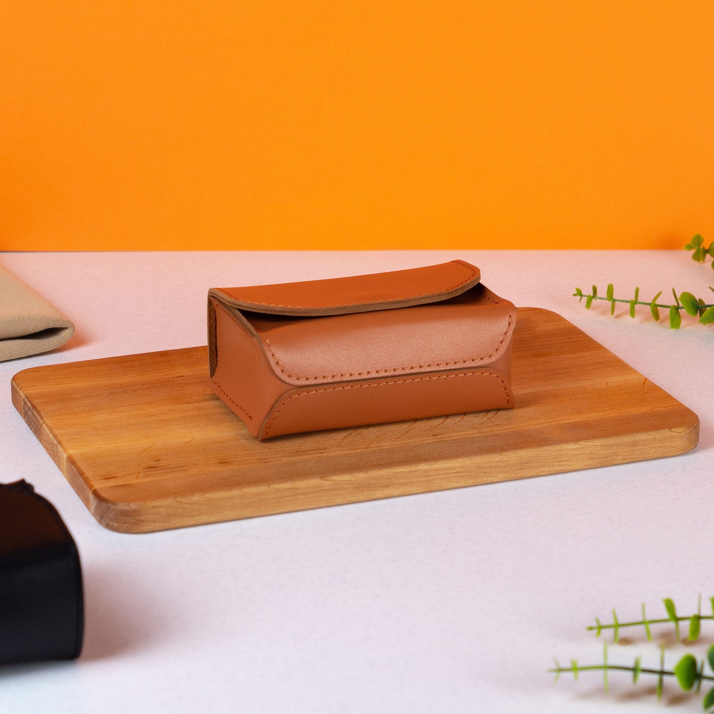 Cognac Brown Arcana Tarot Deck Case