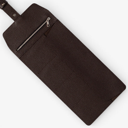 Chocolate Brown Aven Watch Roll