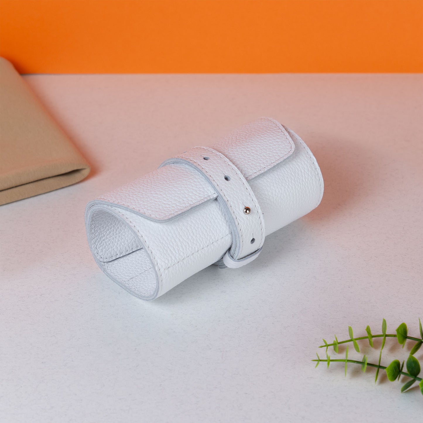 White Aven Watch Roll