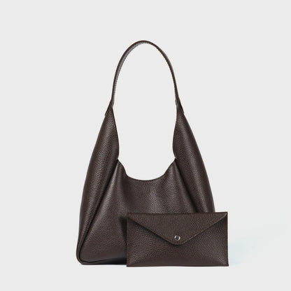 Chocolate Brown Torba Hobo Bag